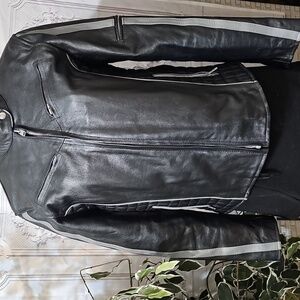 Xelement NWOT Advanced Motocycle Gear Black/ Gray Women's Jacket With Zip Out